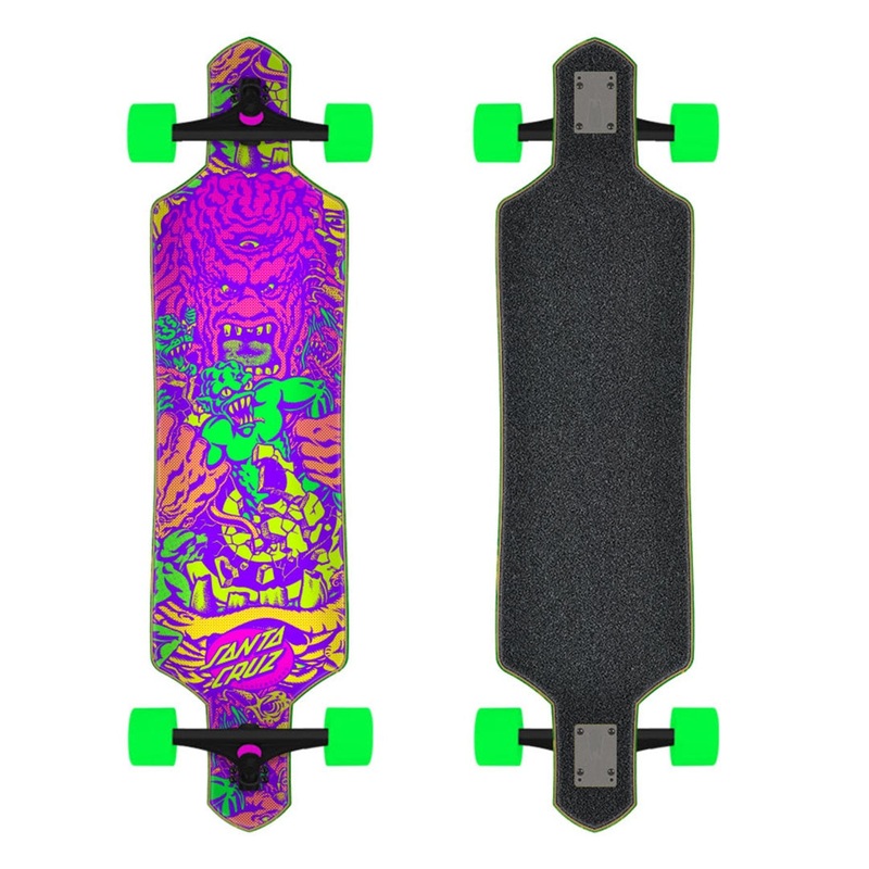 Santa Cruz Roskopp Five Drop Thru Longboard Complete 9.0″