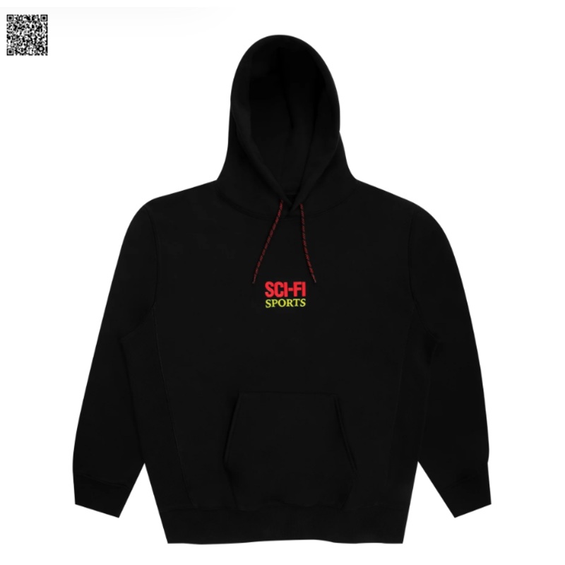 Sci-Fi Fantasy Sports Hooded Sweater – Black Small