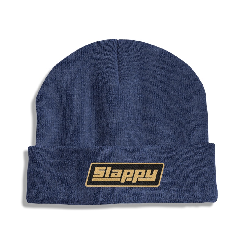 SLAPPY TRUCKS OG LOGO BEANIE NAVY