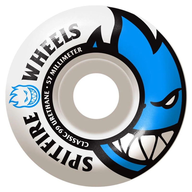 Spitfire Bighead Wheels (Blue/White) 51mm