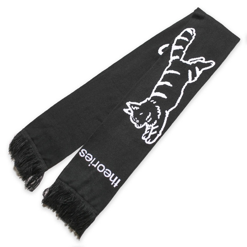 Theories Conscious Kitty Scarf Black