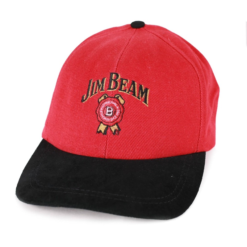 Vintage Jim Beam Strapback Cap Red/Black