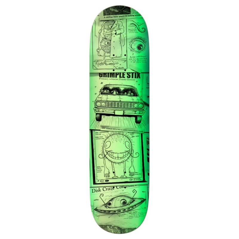 Anti-Hero Gerwer Grimple Sticks Sightings 8.5″ Green Skateboard Deck