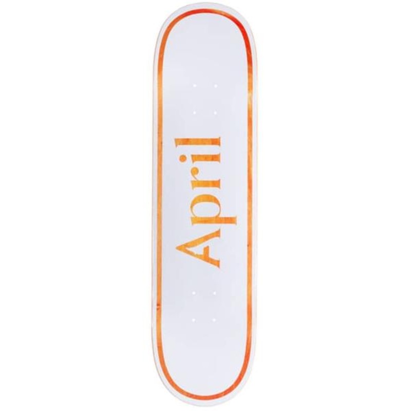 APRIL DECK – OG LOGO ORANGE (8.25″) 8.25″