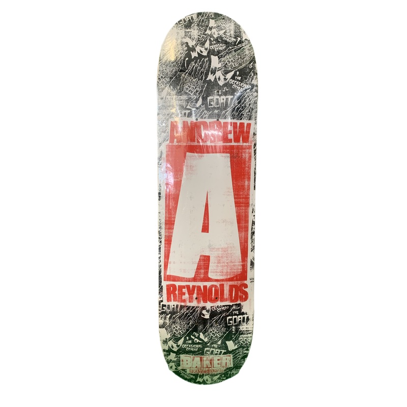 Baker Andrew Reynolds A Neckface Art8″ Classic Skateboard Deck