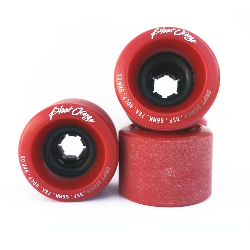 Blood Orange Drift Series 66mm/78A Oxblood Wheels