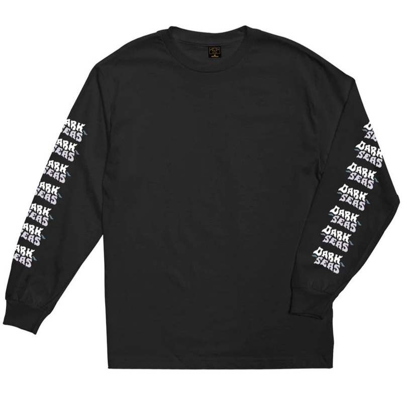 DARK SEAS FULL MOON FANTOM LONGSLEEVE TEE BLACK MEDIUM