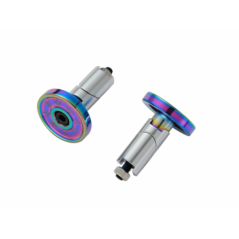 Envy Alloy Bar Ends – Oil Slick (Pair)