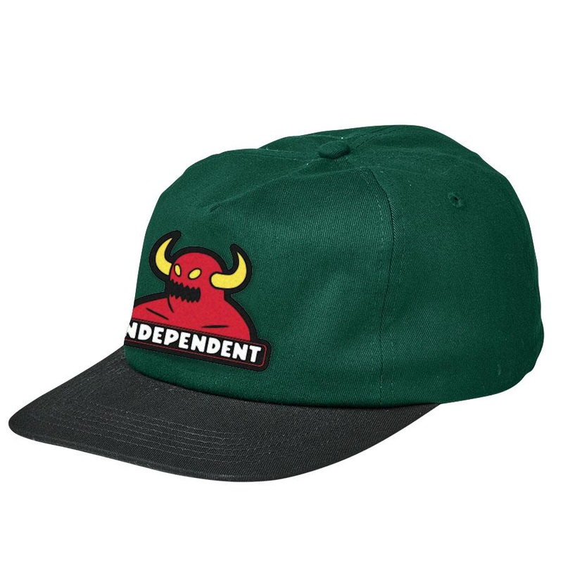 INDEPENDENT X TOY MACHINE SNAPBACK BAR FOREST/BLACK