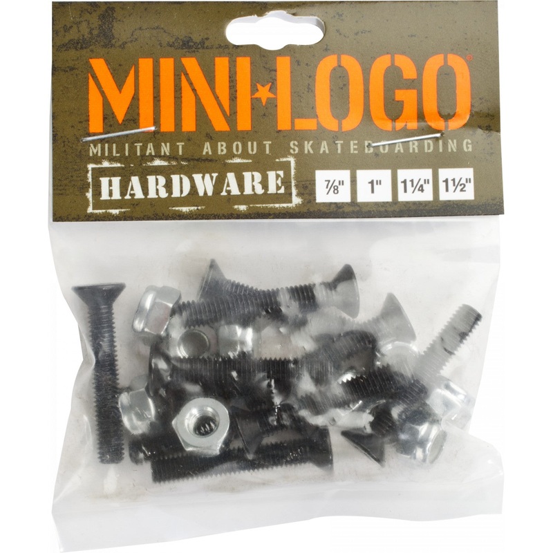 Mini Logo Hardware 1.5″ Phillips – Black
