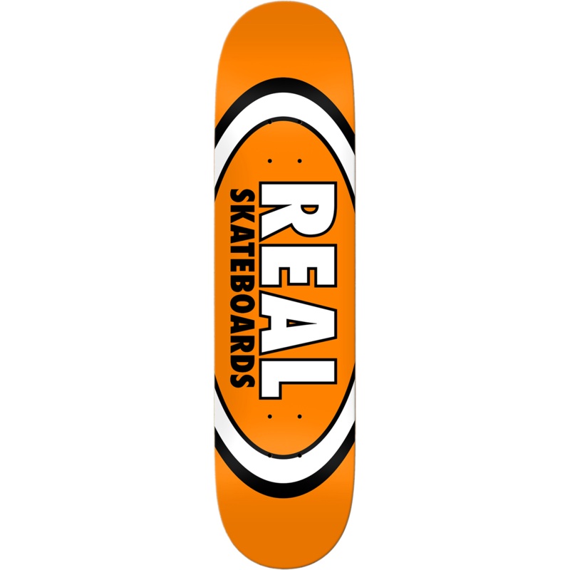 Real Classic Oval Skateboard Deck – 7.5 Orange