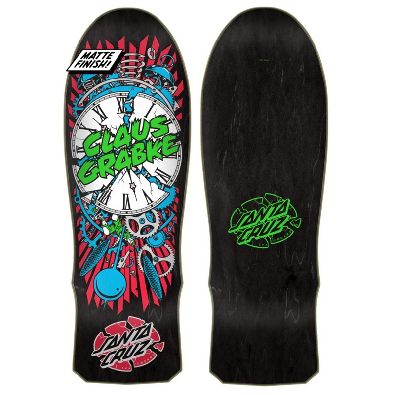 SANTA CRUZ DECK – GRABKE EXPLODING CLOCK (10″ X 30″) 10″