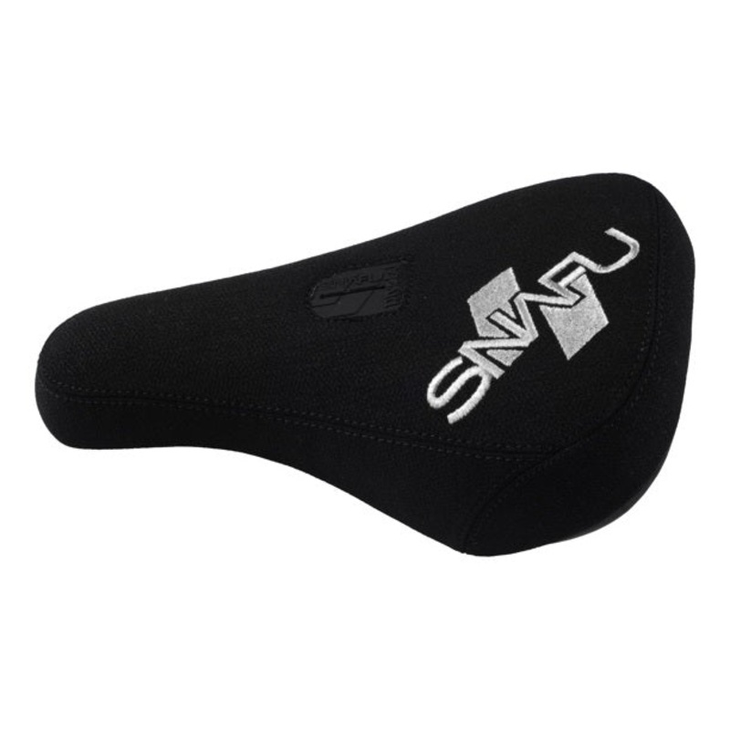 Snafu BMX Padded Fat Pivotal Seat – Black/White