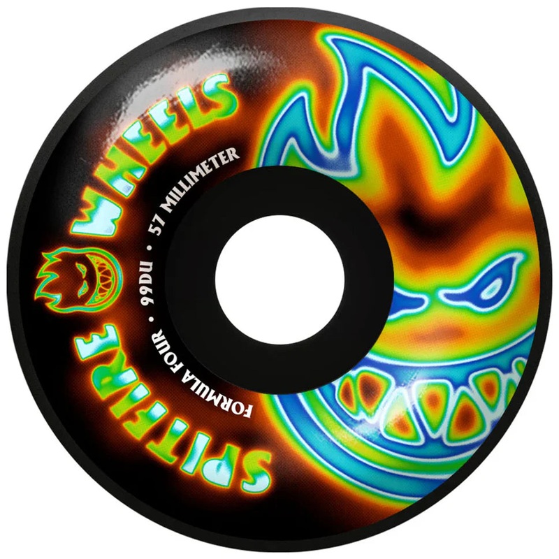 Spitfire Formula Four Radioactive Big Head Black 99d 57mm