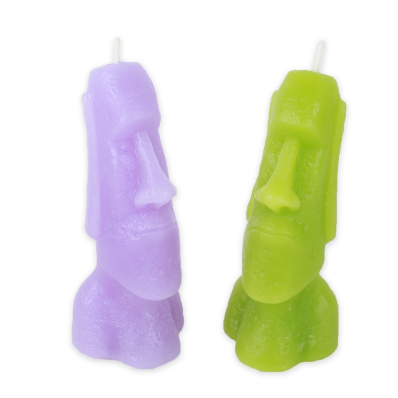 THEORIES MOAI CANDLE/SKATE WAX GREEN