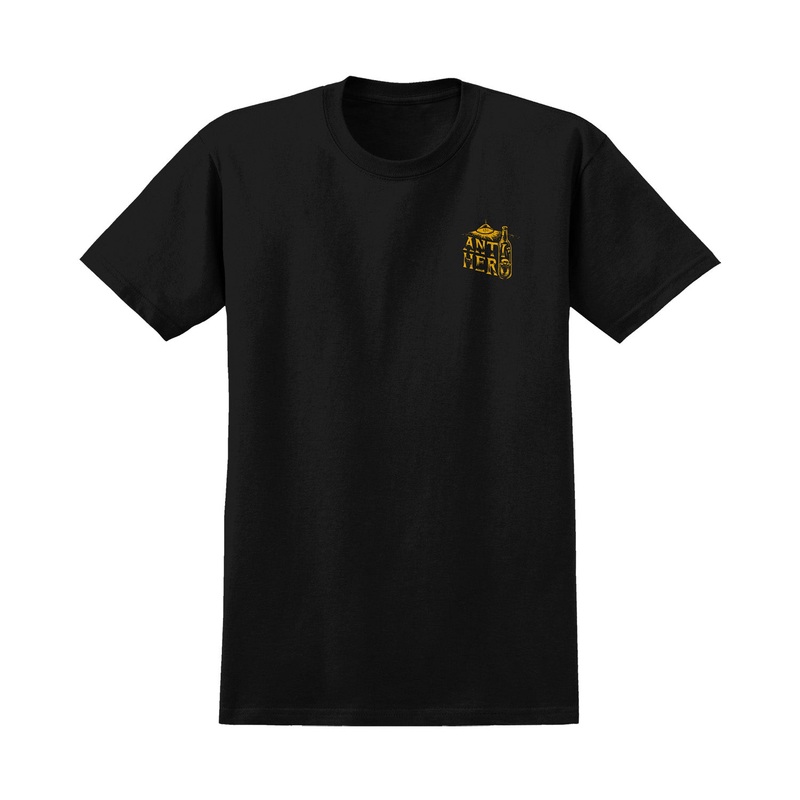 Antihero Carnales T-Shirt S Black/Gold
