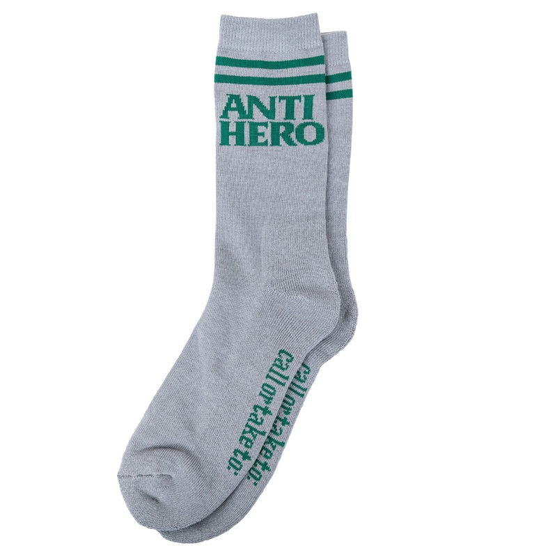 ANTIHERO SOCK BLACK HERO IF FOUND CHARCOAL