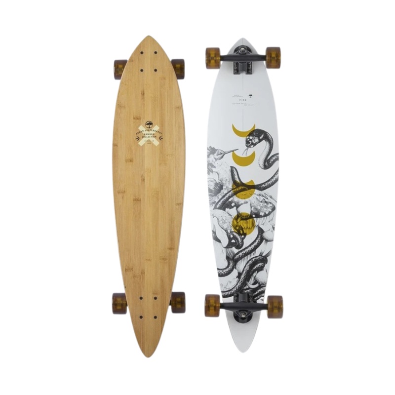 Arbor Fish Bamboo 37 Complete Longboard – 8.375″