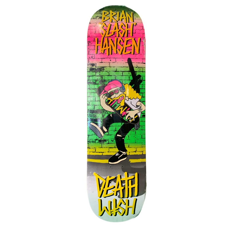 Deathwish Brian Slash Hansen Deathtoons 8.25″ Classic Skateboard Deck