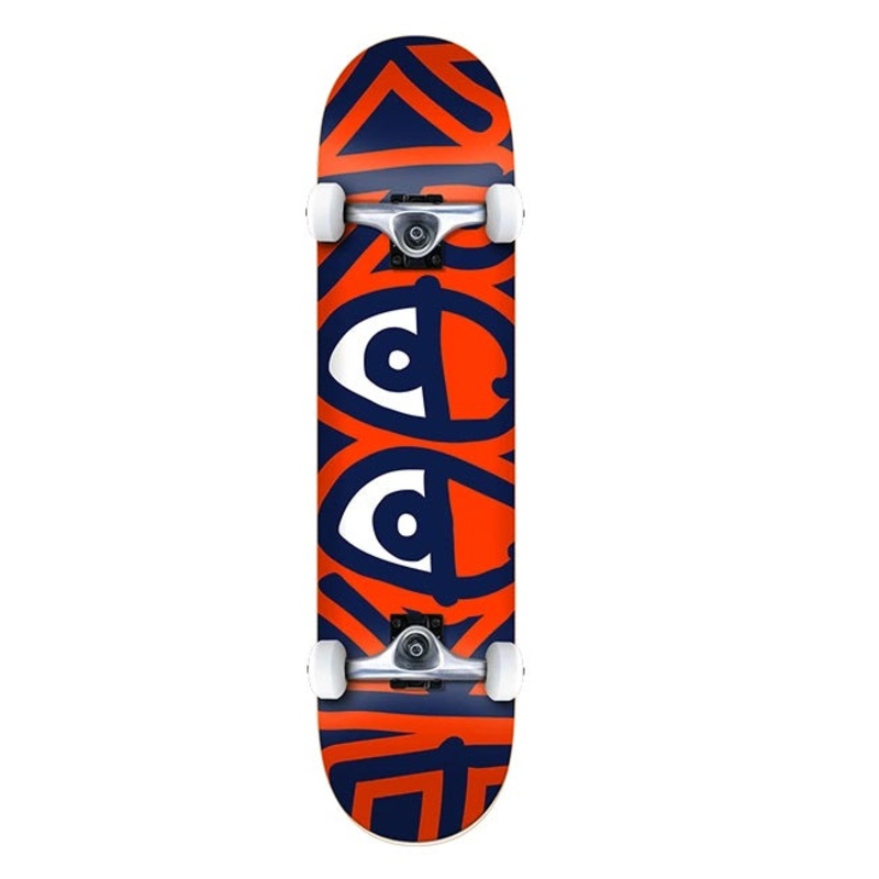 Krooked Bigger Eyes Skateboard Complete 8.0 – Red