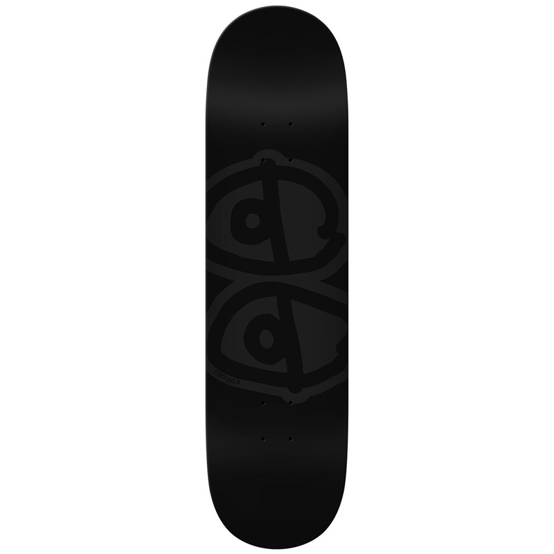 KROOKED DECK – EYES BLACK (8.5″) 8.5″
