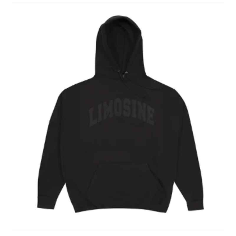 Limo Black Vinyl Hooded Sweater – Black Small