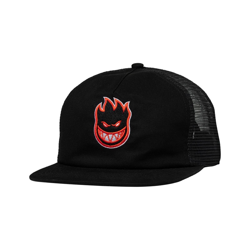Spitfire Bighead Fill Snapback Hat O/S Black/Red