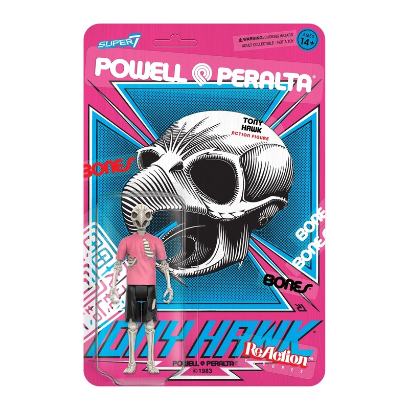SUPER7 REACTION FIGURE POWELL-PERALTA WAVE 2 TONY HAWK