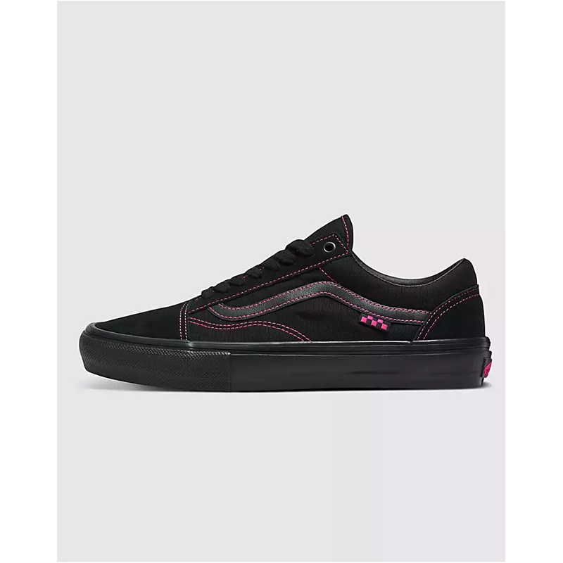 Vans Old Skool – Black Neon Pink 7.5
