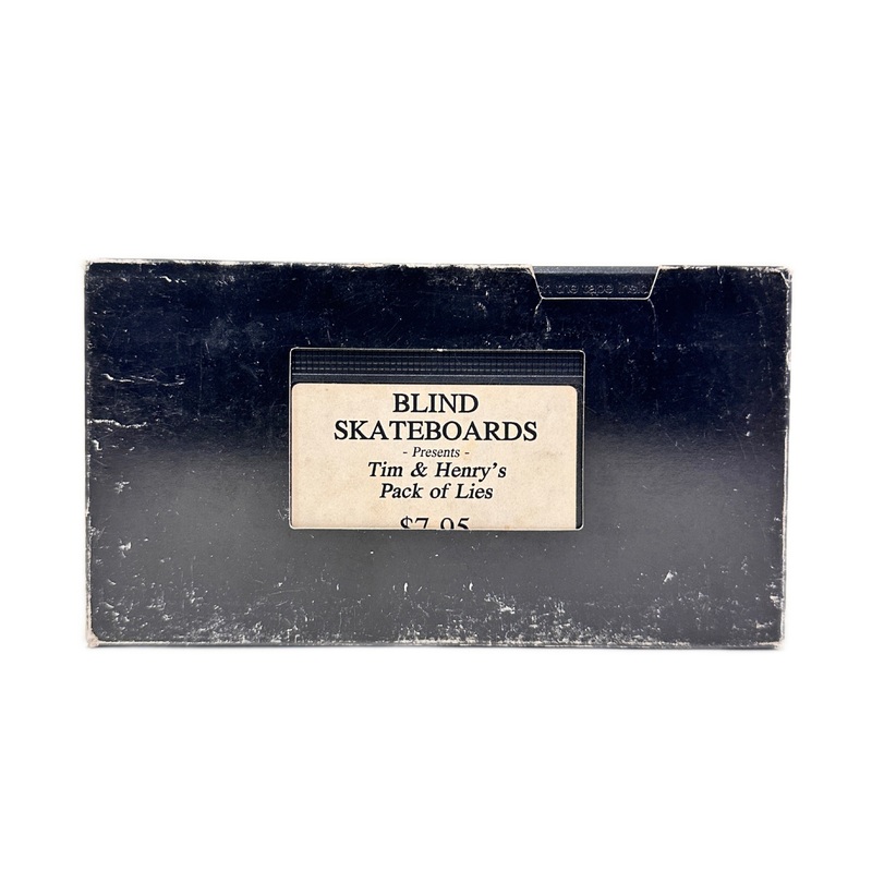Vintage Blind Skateboards “Tim & Henry’s Pack of Lies” Skate Video VHS Tape