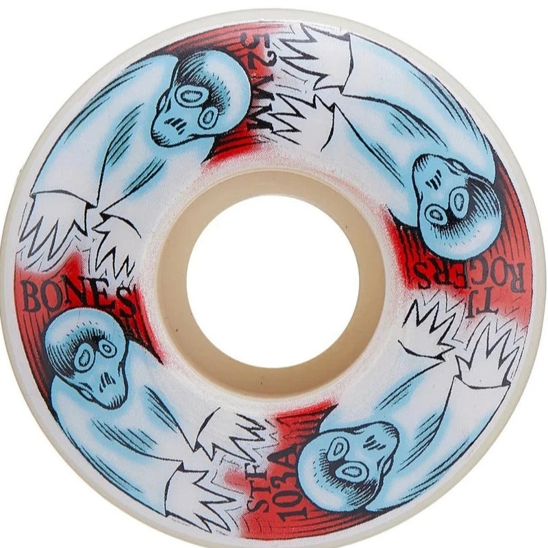 BONES WHEELS STF TJ ROJERS WHIRLING SPECTERS V3 SLIMS 103A (52MM/54MM) 52MM