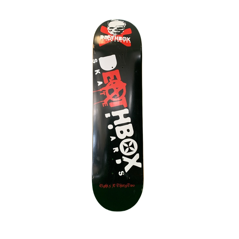 Deathbox Skateboards Logo Black 8.0″ Classic Skateboard Deck