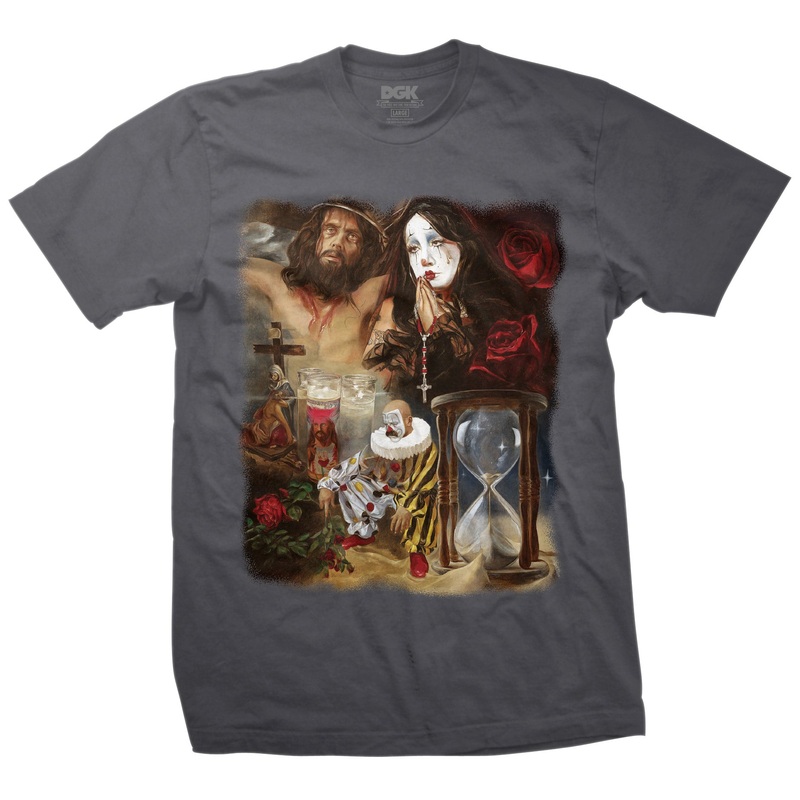 DGK No Llores T-Shirt – Charcoal L