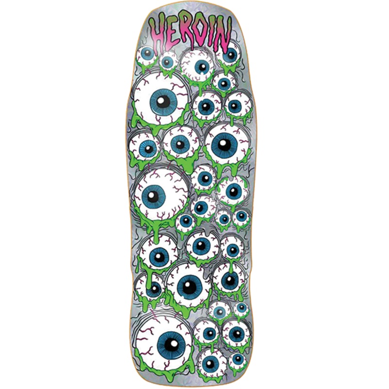 Heroin Holo Mutant Eyeballer Skateboard Deck – 10.25