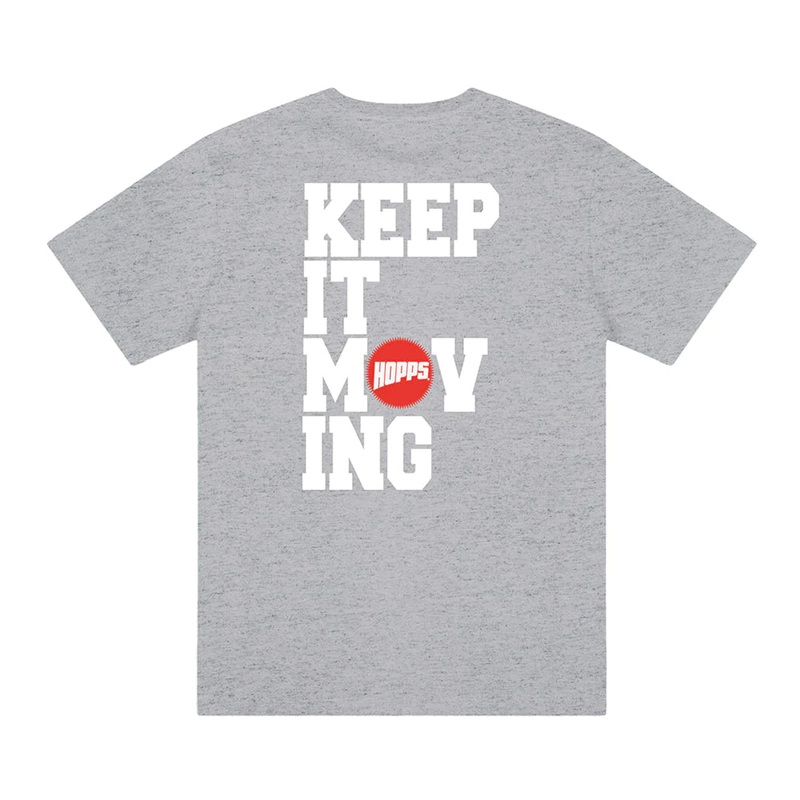 Hopps –  Keep it moving Tee Large Gray