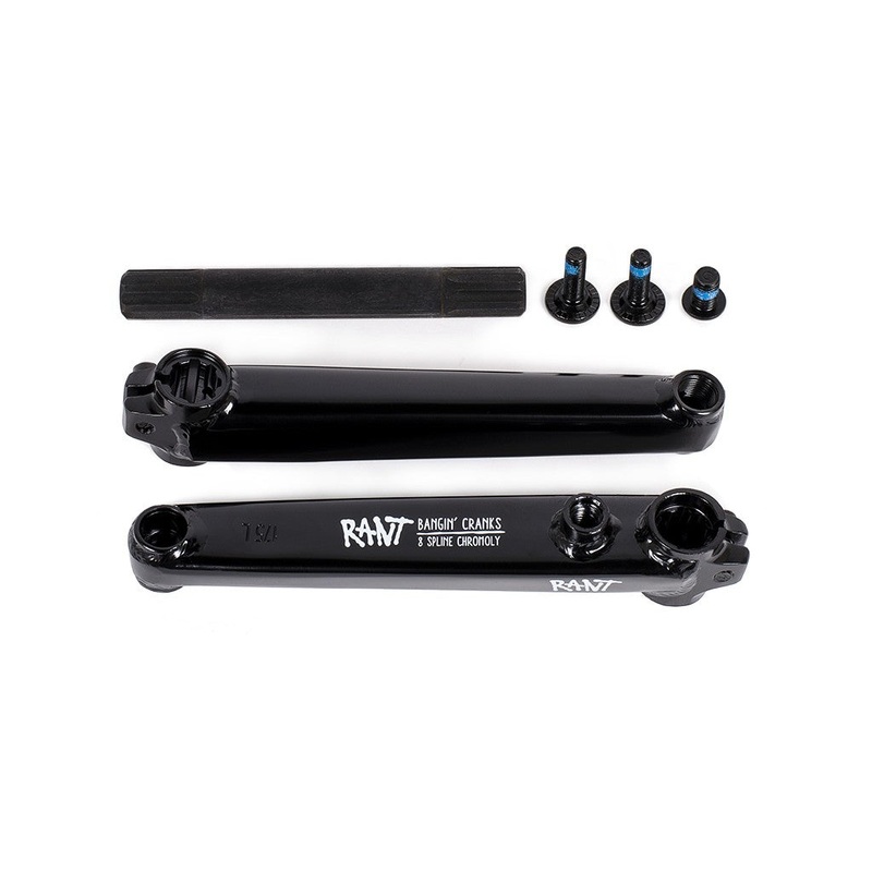 Rant BMX Bangin’ 8 Cranks 170mm – Gloss  Black
