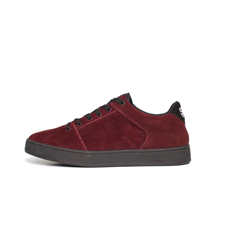 SCg Shoes Sound Suede – Burgundy/Black 7 Brown