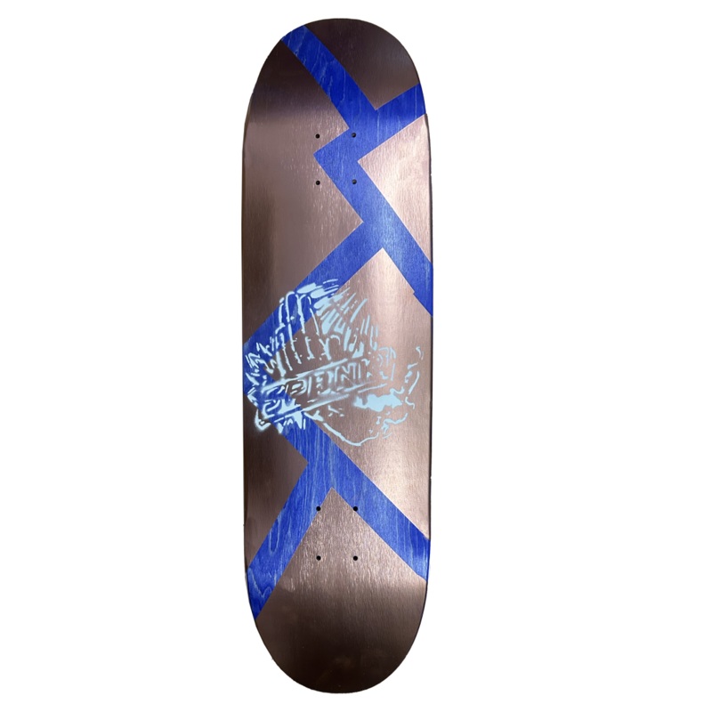 Spank- Egg 8.75″ – Skateboard Deck Bronze/Blue