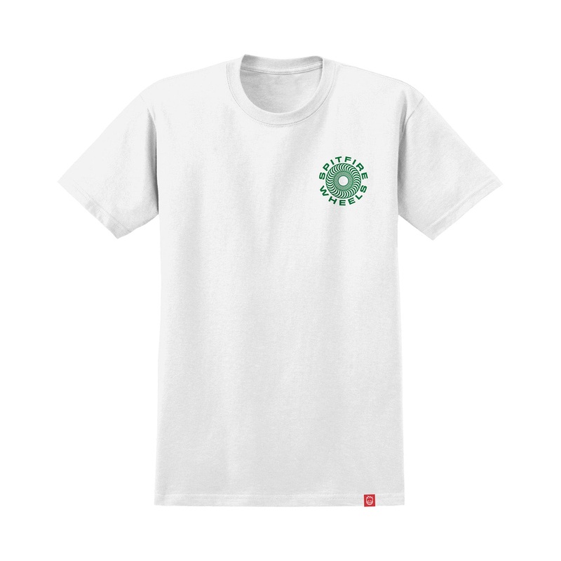 Spitfire Classic ’87 Swirl Fill T-Shirt S White/Green
