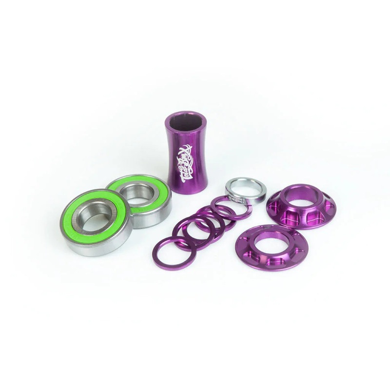 Total BMX Team Mid Bottom Bracket Kit 22mm – Purple