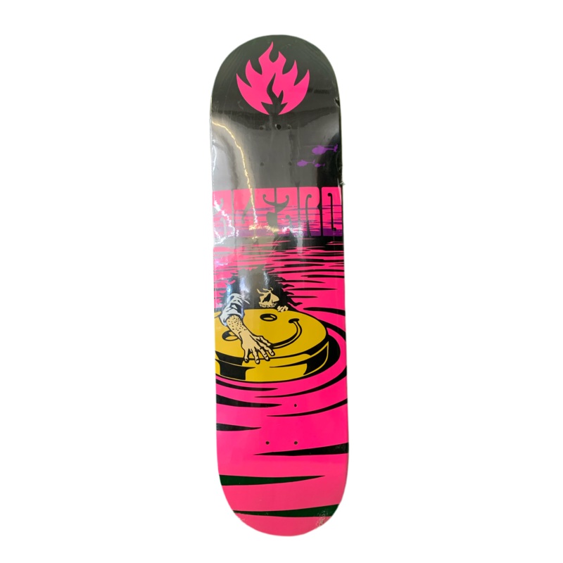 Black Label 2006 Adam Alfaro Happy Face Life Raft 7.8″ Classic Skateboard Deck
