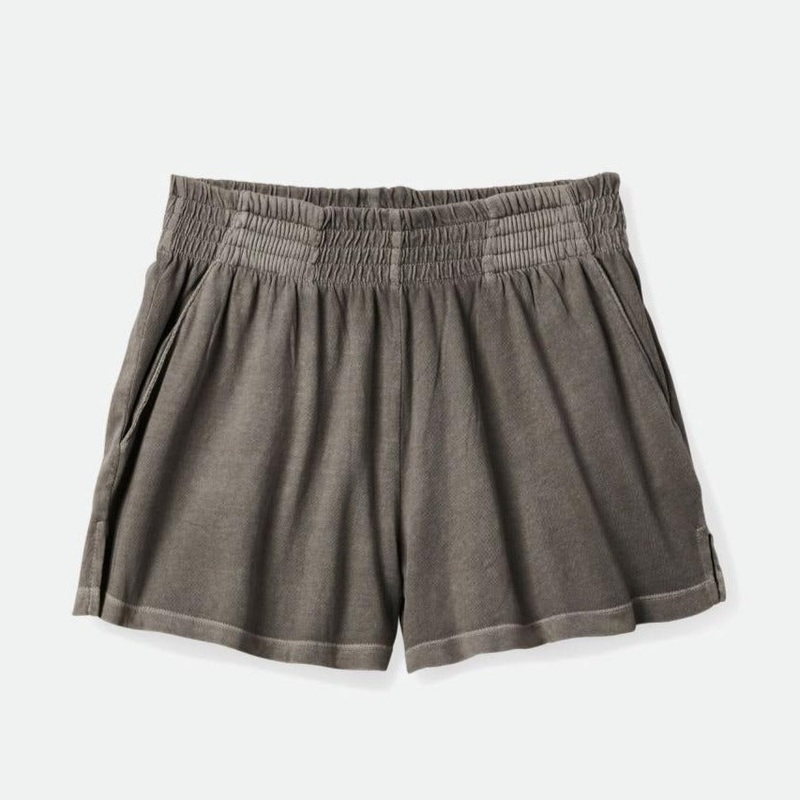 BRIXTON WOMENS CAREFREE SHORT WASHED BLACK X-SMALL