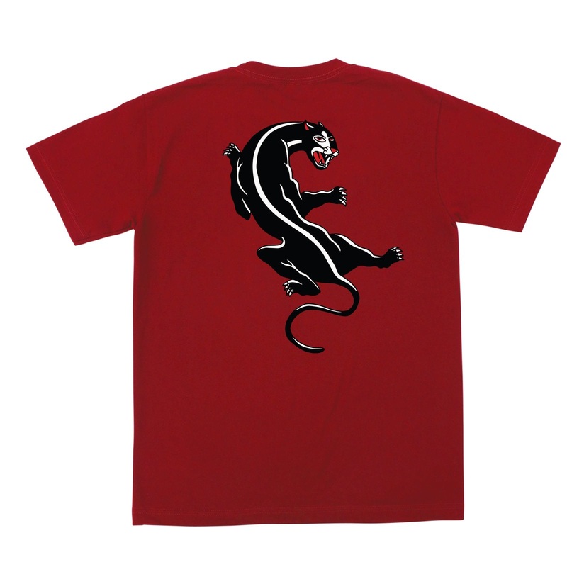 DARK SEAS PROWLER STOCK POCKET T-SHIRT RED SMALL