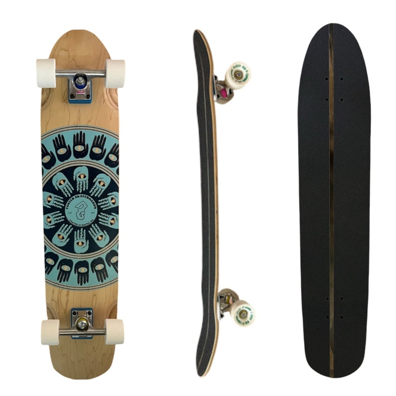 Foster Skateboards: FINGY V2 Longboard Skateboard Complete