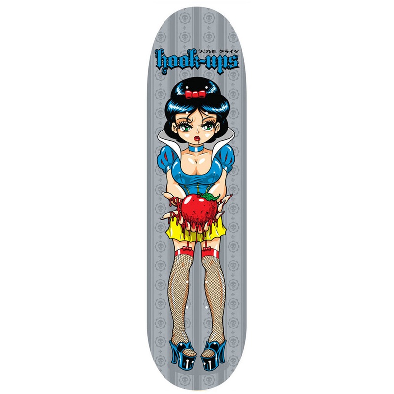 Hook-Ups Evil Snow White Skateboard Deck – 8.25″
