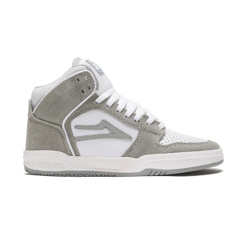 Lakai Shoes Telford Kids – Light Grey Suede 1 Grey