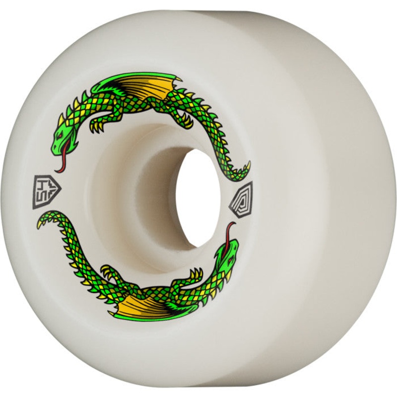 Powell Peralta Dragon Formula Wheels 54x34mm 93A – Off White (Set of 4)