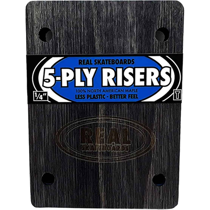 REAL WOODEN RISERS SET 5ply 1/4 THUNDER