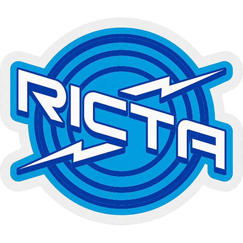 RICTA RINGS DECAL 3.25X2.7 BLU/WHT 7.0″