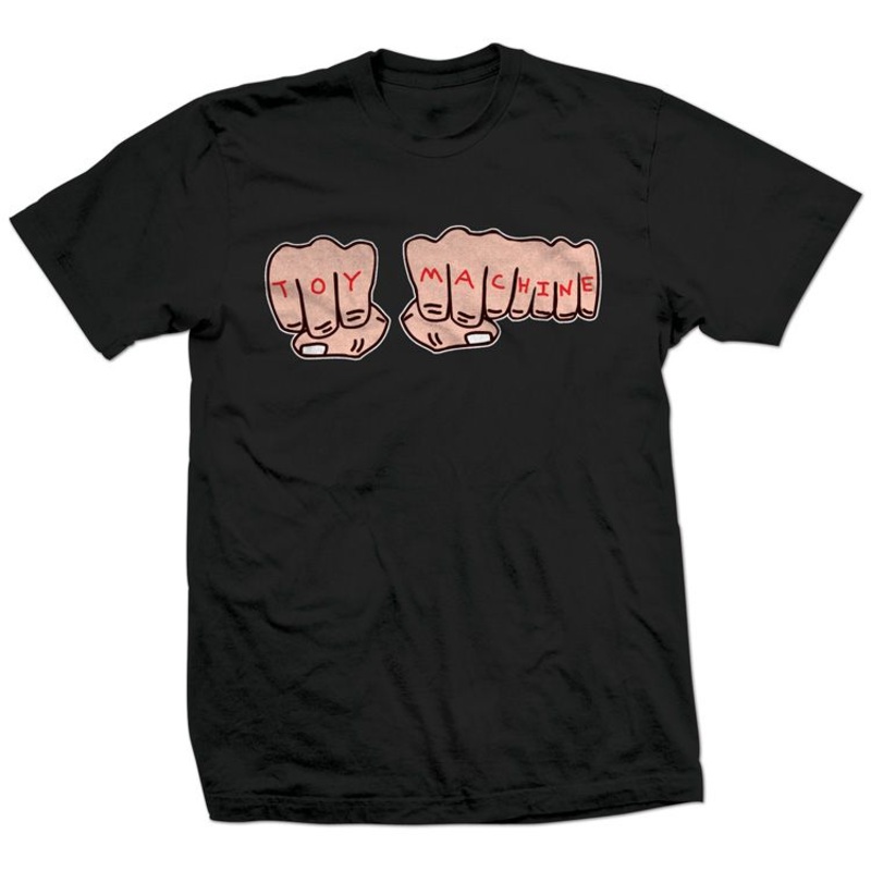 TOY MACHINE FISTS YOUTH TEE BLACK YOUTH SMALL